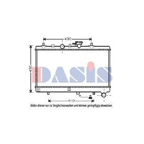 Achetez des Radiateur du moteur AKS DASIS 510056N à prix pour 86,35 €