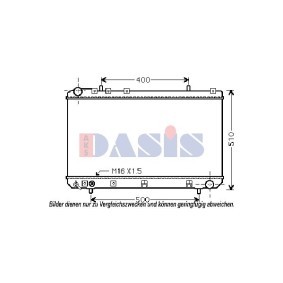 Achetez des Radiateur du moteur AKS DASIS 510099N à prix pour 142,90 €