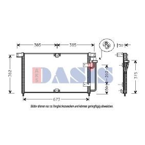 Achetez des Condenseur, climatisation AKS DASIS 512009N à prix pour 183,61 €