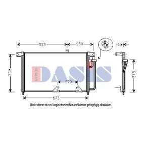 Achetez des Condenseur, climatisation AKS DASIS 512011N à prix pour 222,94 €