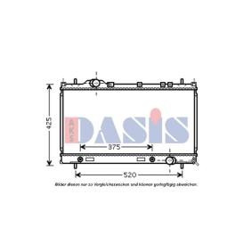 Achetez des Radiateur du moteur AKS DASIS 520096N à prix pour 127,59 €