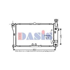 Achetez des Radiateur du moteur AKS DASIS 520106N à prix pour 114,15 €