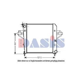 Achetez des Radiateur du moteur AKS DASIS 520116N à prix pour 133,69 €
