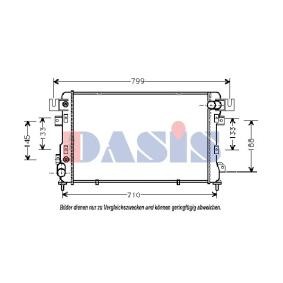 Achetez des Radiateur du moteur AKS DASIS 520260N à prix pour 116,56 €