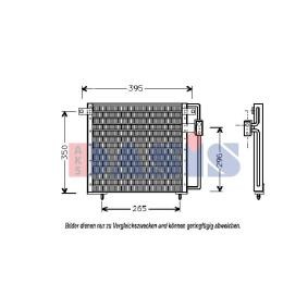 Achetez des Condenseur, climatisation AKS DASIS 522040N à prix pour 97,50 €