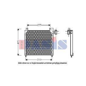 Achetez des Condenseur, climatisation AKS DASIS 522170N à prix pour 103,12 €