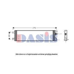 Achetez des Condenseur, climatisation AKS DASIS 523010N à prix pour 66,09 €