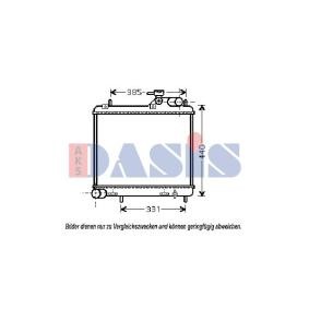 Achetez des Radiateur du moteur AKS DASIS 560025N à prix pour 76,52 €