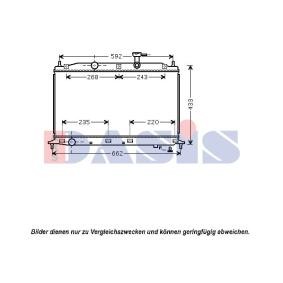 Achetez des Radiateur du moteur AKS DASIS 560028N à prix pour 79,55 €