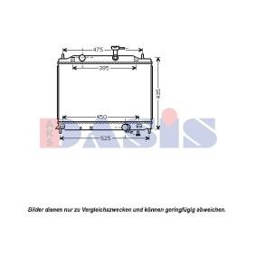 Achetez des Radiateur du moteur AKS DASIS 560036N à prix pour 97,91 €