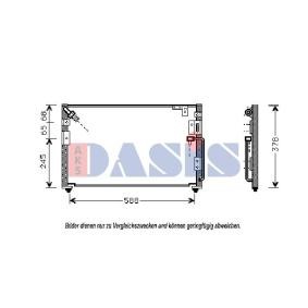 Achetez des Condenseur, climatisation AKS DASIS 562160N à prix pour 134,14 €