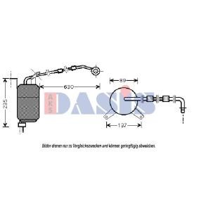 Achetez des Filtre déshydratant, climatisation AKS DASIS 800293N à prix pour 49,22 €