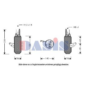 Achetez des Filtre déshydratant, climatisation AKS DASIS 800384N à prix pour 69,75 €