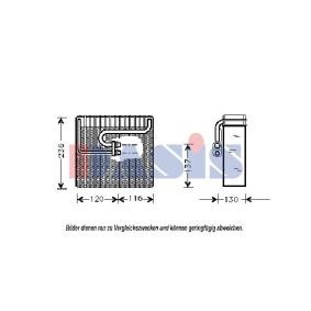 Køb Fordamper aircondition af AKS DASIS 820152N til den lave pris 596,60 DKK
