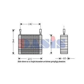 Verdampfer, Klimaanlage 820155N