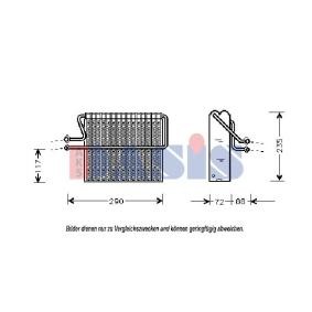 Verdampfer, Klimaanlage 821250N