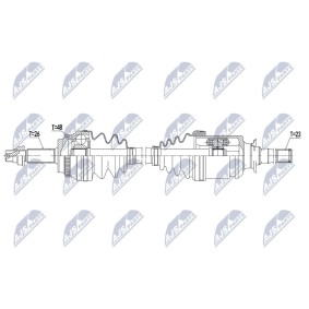 Comprar Árbol de transmisión de NTY NPW-TY-133 a bajo precio de 177,47 €