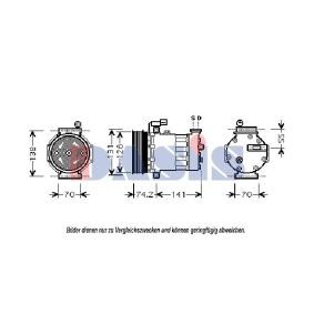 Achetez des Compresseur de climatisation AKS DASIS 850511N à prix pour 397,17 €