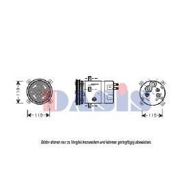 Achetez des Compresseur de climatisation AKS DASIS 850736N à prix pour 295,37 €