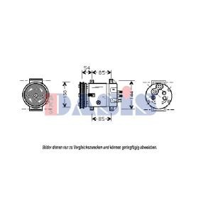 Achetez des Compresseur de climatisation AKS DASIS 850758N à prix pour 271,06 €