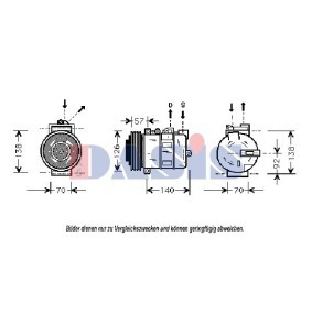 Acquista Compressore aria condizionata da AKS DASIS 850926N a buon mercato per soli 279,89 €