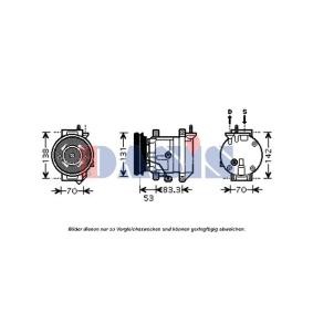 Achetez des Compresseur de climatisation AKS DASIS 851544N à prix pour 253,22 €
