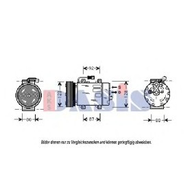 Acquista Compressore aria condizionata da AKS DASIS 852640N a buon mercato per soli 200,52 €