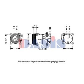 Acquista Compressore aria condizionata da AKS DASIS 852980N a buon mercato per soli 588,07 €