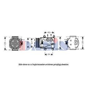 Achetez des Compresseur de climatisation AKS DASIS 853160N à prix pour 265,08 €