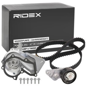 Achetez des Kit de distribution + pompe à eau RIDEX 3096W0405 à prix pour 82,71 €