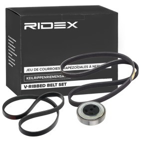 Achetez des Jeu de courroies trapézoïdales à nervures RIDEX 542R0944 à prix pour 45,29 €