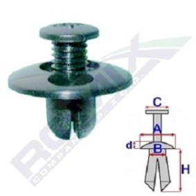 Clip, Zier- / Schutzleiste B22045