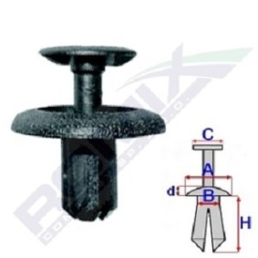 Clip, Zier- / Schutzleiste B22063