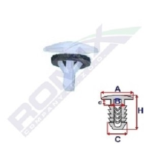 Compre Moldura de puerta de ROMIX online para CIVIC VII Hatchback (EU, EP, EV) a precios moderados