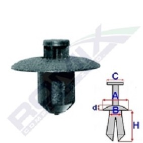 Clip, Zier- / Schutzleiste B22097