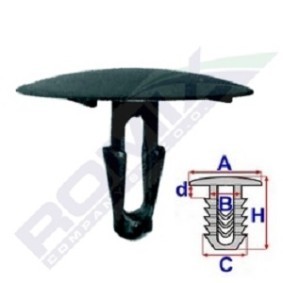 Clip, Zier- / Schutzleiste B22119