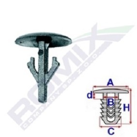 Clip, Zier- / Schutzleiste B22143