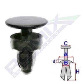 Clip, Zier- / Schutzleiste B24653