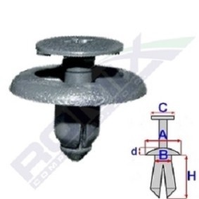 Clip, Zier- / Schutzleiste B25276