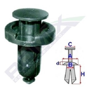 Clip, Zier- / Schutzleiste B25354