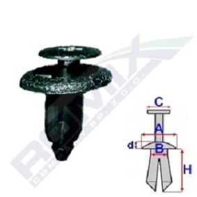 Clip, Zier- / Schutzleiste B25376