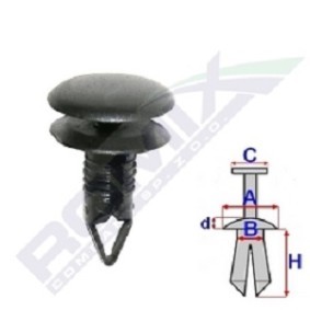 Clip, Zier- / Schutzleiste B25574