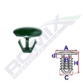 Clip, Zier- / Schutzleiste B25663