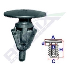 Clip, Zier- / Schutzleiste B25675