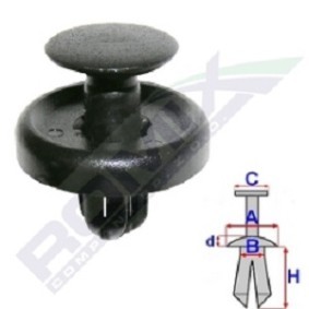 Clip, Zier- / Schutzleiste B25837