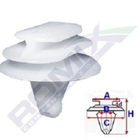 Comprar Clip, listón de ROMIX C10098 a bajo precio de 0,88 €