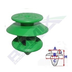 Clip, Zier- / Schutzleiste C60436