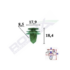 Clip, Zier- / Schutzleiste C70344