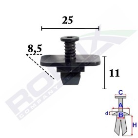 Clip, Zier- / Schutzleiste C70541