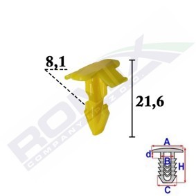 Clip, Zier- / Schutzleiste C70551